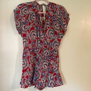 Band of Gypsies Floral Romper